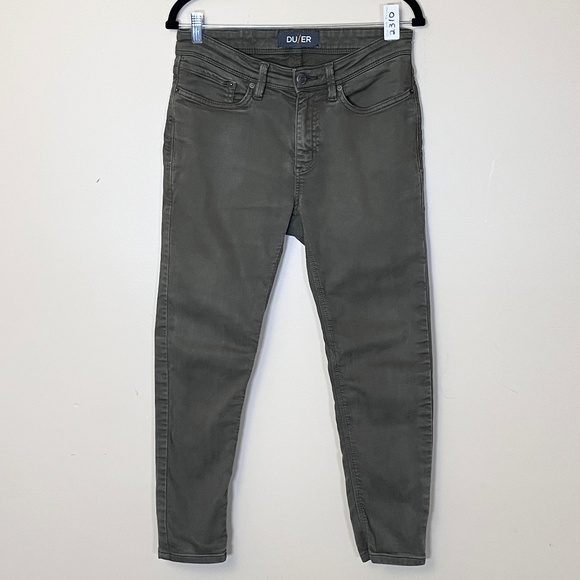 DU/ER Duer N2X No Sweat Slim Fit Pants - Men's Size 30*30(Fit 30*27) - Green